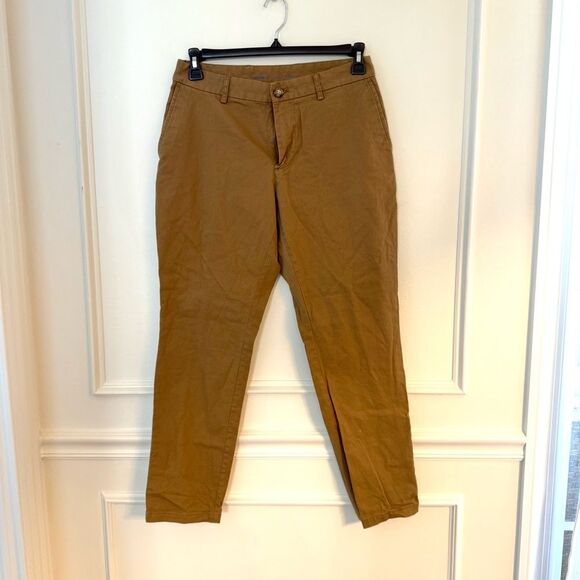 Old Navy Tan Athletic Built in Flex Stretch Chino khaki Pants Size 30X30 - Picture 4 of 10